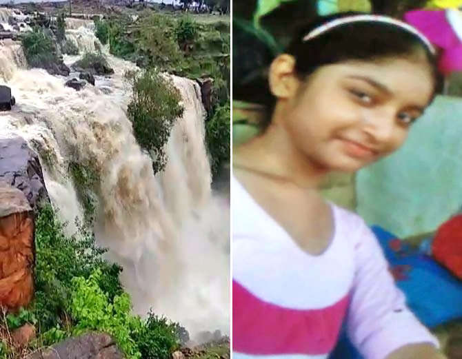 MP : नहाते समय वाटर फॉल में बह गई ये लड़की, मुश्किल से बची दो की जान...