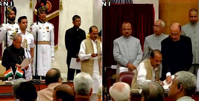 मोदी की नई टीम: 9 नए मंत्रियों ने ली शपथ, 4 को मिला प्रमोशन, पीएम मोदी ने दी बधाई