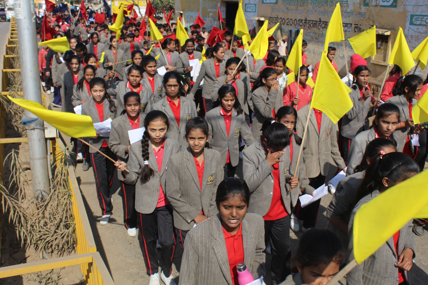 मारिशन स्कूल ने निकाली ऐतिहासिक स्वच्छता रैली 