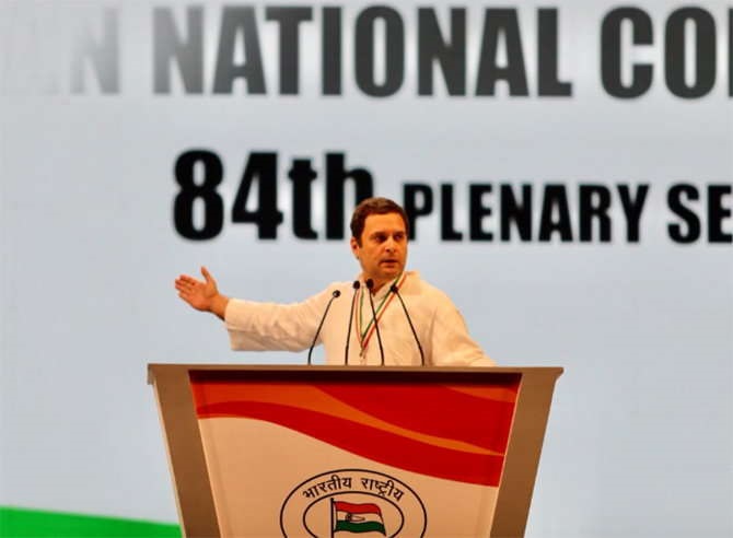  देश के युवा-किसान थक चुके हैं, मोदी जी की ओर देखते हैं पर कोई रास्ता नहीं मिलता: कांग्रेस अधिवेशन में राहुल