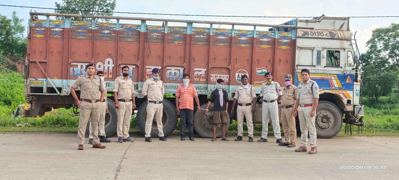 पुलिस अधीक्षक पंकज कुमावत की टीम ने मारी बाजी गायब हुए लोहे से लदे ट्रक को  जमोड़ी पुलिस ने किया बरामद